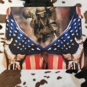Army Soldier Computer Mouse Pad